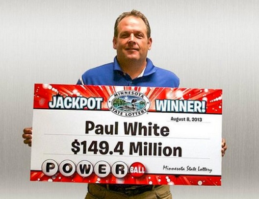 Paul White Powerball winner